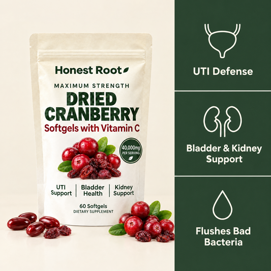 Honest Root Dried Cranberry Softgels