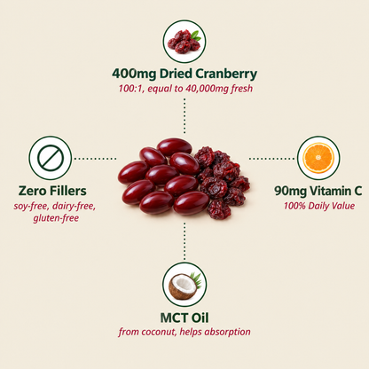 What is inside each softgel