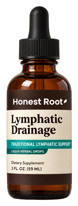 HonestRoot Lymphatic Drainage Drops bottle