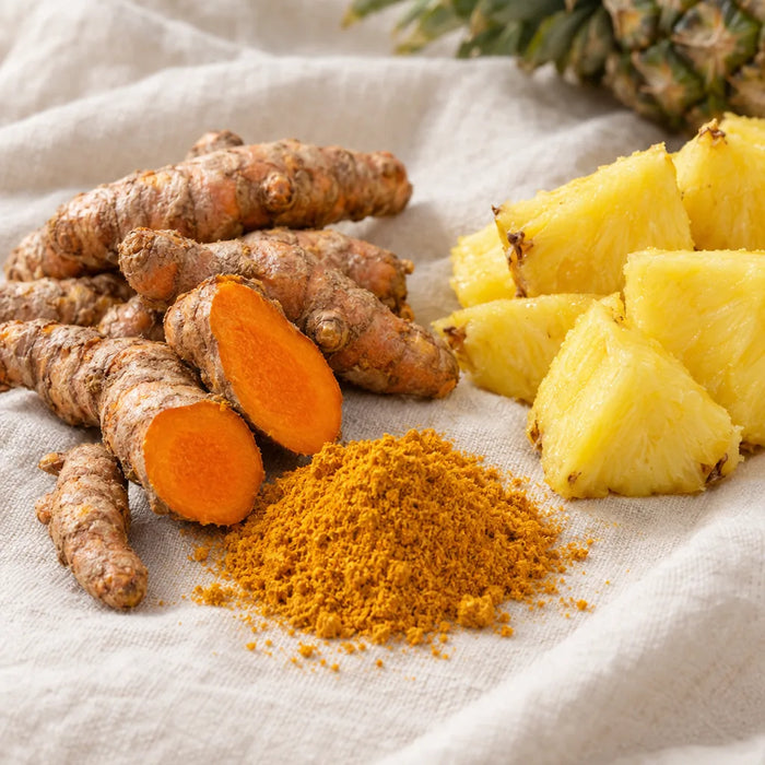 Turmeric and pineapple