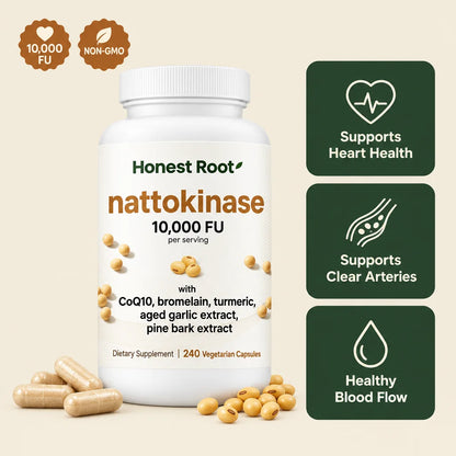 HonestRoot Nattokinase 10,000 FU