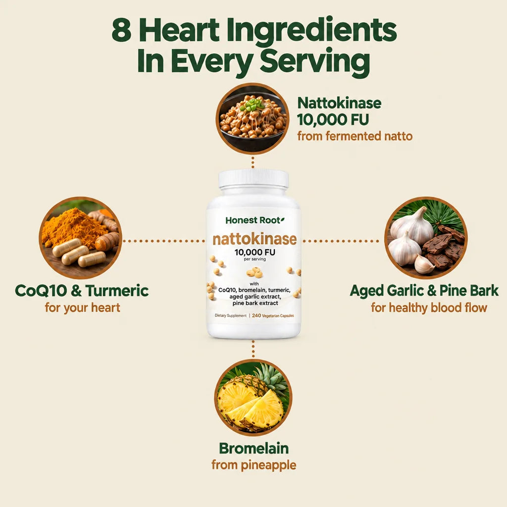 8 heart ingredients in every serving