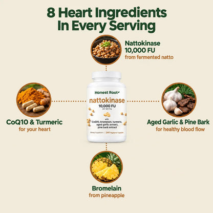 8 heart ingredients in every serving